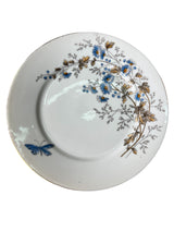 Set 5 Platos Borde de Oro