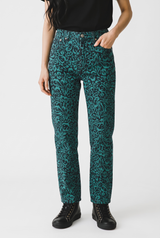 Pantalón Straight Crop Fit