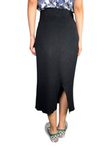 Falda Tejida Negra
