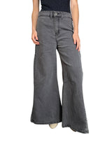 Jeans Gri Animal Print