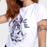 Polera Red City White