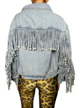 Sobrecamisa Denim Fringes