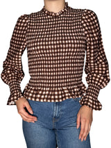 Blusa Chia Marron Chocolate