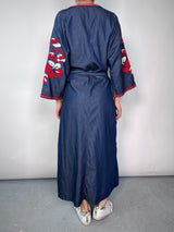 Vestido Greek Long Denim