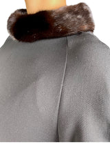 Vestido Cuello Piel