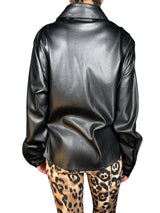 Blusa Eco cuero PLUS SIZE