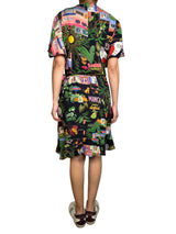 Vestido Wrap Multicolor