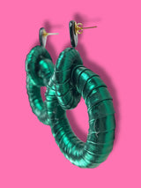 Aros Metallic Verde XL