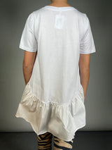 Polera Blanca Vuelos