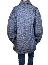 Blusa Denim Animal Print