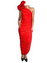 Vestido Asimétrico Fruncido Laterales