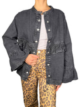 Chaqueta Denim Tachas