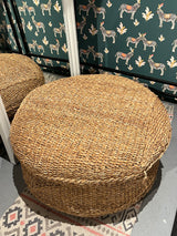 Pouf de Mimbre Living