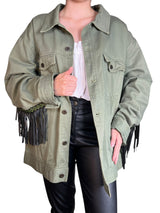 Chaqueta Flecos PLUS SIZE
