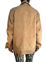 Chaqueta Cuero Gamuza Trucker Zambeze