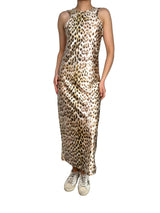 Vestido Halter Animal Print