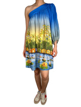 Vestido Curto Paisagem Ribe