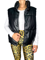 Parka Ecocuero Sin Mangas