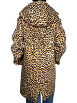 Abrigo Lana Animal Print