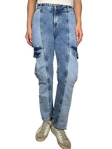 Jeans Cargo Azul