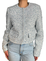 Chaqueta Tweed Aplicaciones
