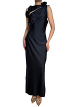 Vestido Asimétrico Satinado