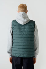 Parka Verde Oscuro Sin Mangas Hombre - Sin Batería