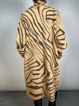 Cárdigan Largo Animal Print