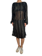 Vestido Fibras Metalizadas