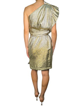 Vestido Asimétrico Lurex