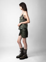 FALDA JULIPE CUIR FROISSE