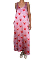 Vestido Corazones Satinado