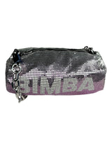 Cartera Cilindro Malla Iridiscente