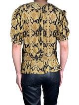 Blusa Cleo Snake Viscosa