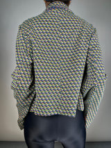 Chaqueta Tweed Elasticada