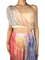 Falda Maxi Tie Dye Tricolor