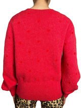 Sweater Corazones Bordados
