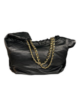Bolso Gold Chain Black Scrunchie