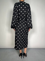 Vestido Wrap Lunares