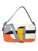 Bolso Color Block Medium Baguette