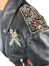 Chaqueta Ecocuero Lentejuelas