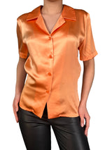 Blusa Seda Escote Espalda