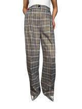 Pantalón Tartán Fibras Metalizadas
