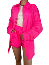 Set Cortavientos Fucsia