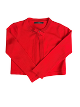 Chaqueta Recta De Punto Con Lazo NIÑA