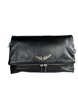 Bandolera Cuero Negra