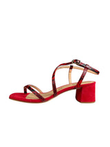 Sandalias Snake Rojo