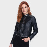 Campera N21 Black Ecocuero