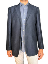 Blazer Azul Lino