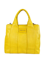 Bolso Cuero Amarillo